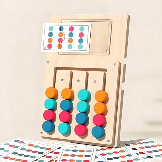 Montessori-Inspired Sliding Disc Colour Matching Puzzle Featured Image