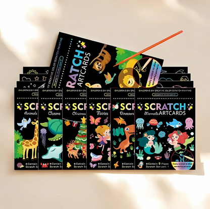 Magic Rainbow Scratch Art Kit for Kids Featured Image