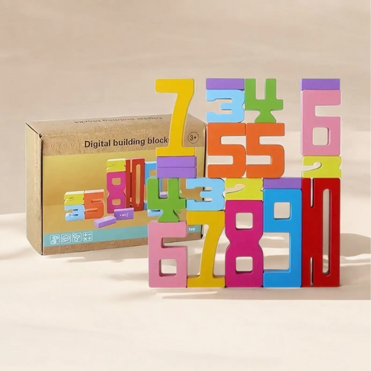 Montessori-Inspired Colourful Wooden Building Blocks Featured Image