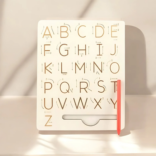 Montessori-Inspired Wooden Word Spelling Board Featured Image