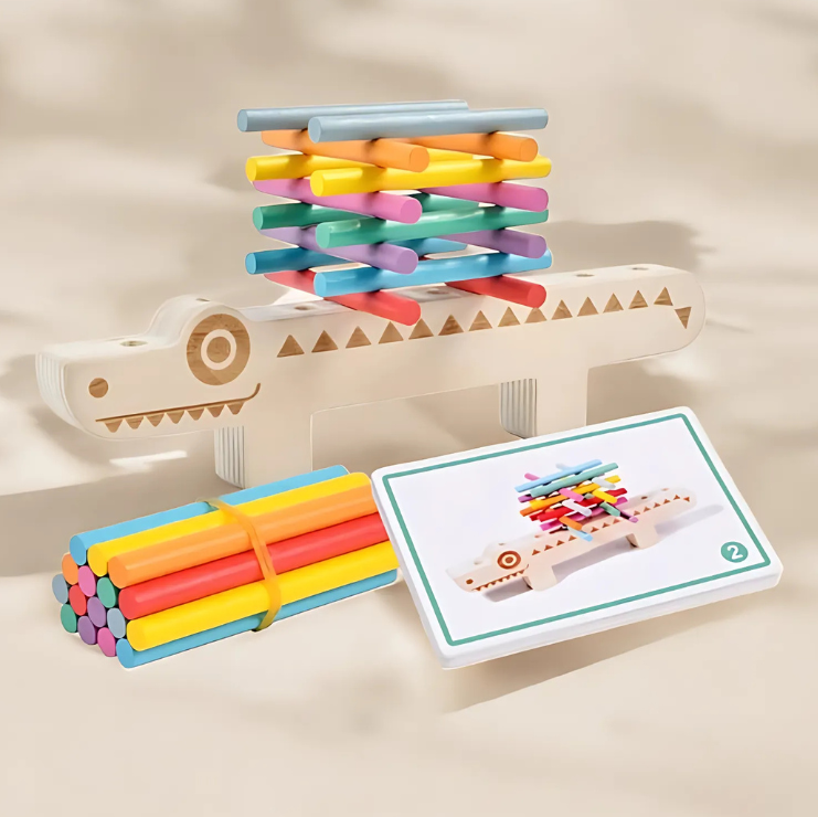 Montessori-Inspired Wooden Colour Matching Game Featured Image