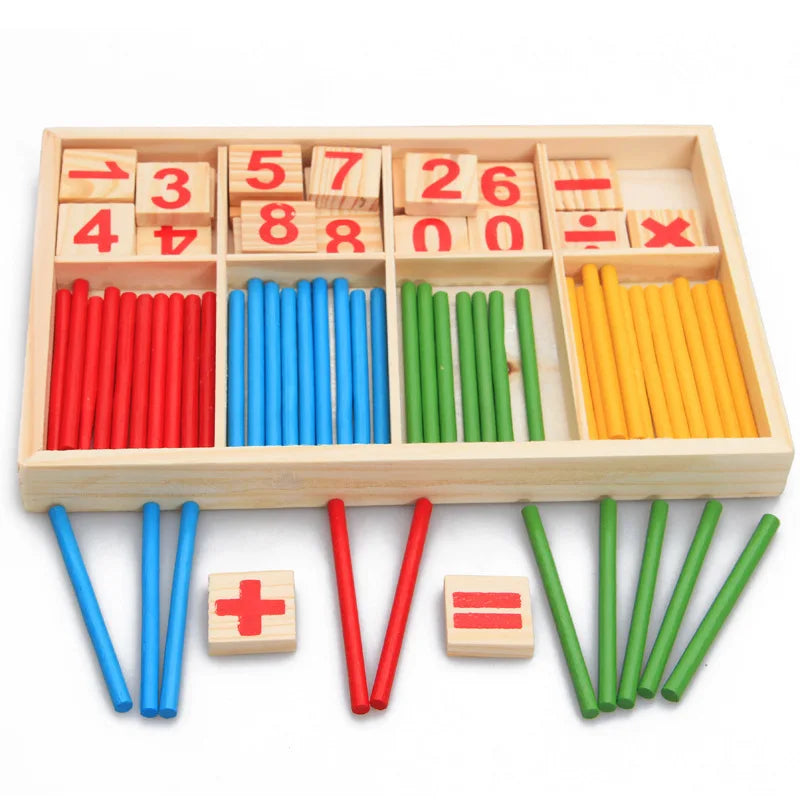 Wooden Alphabet, Shape & Numbers Puzzle