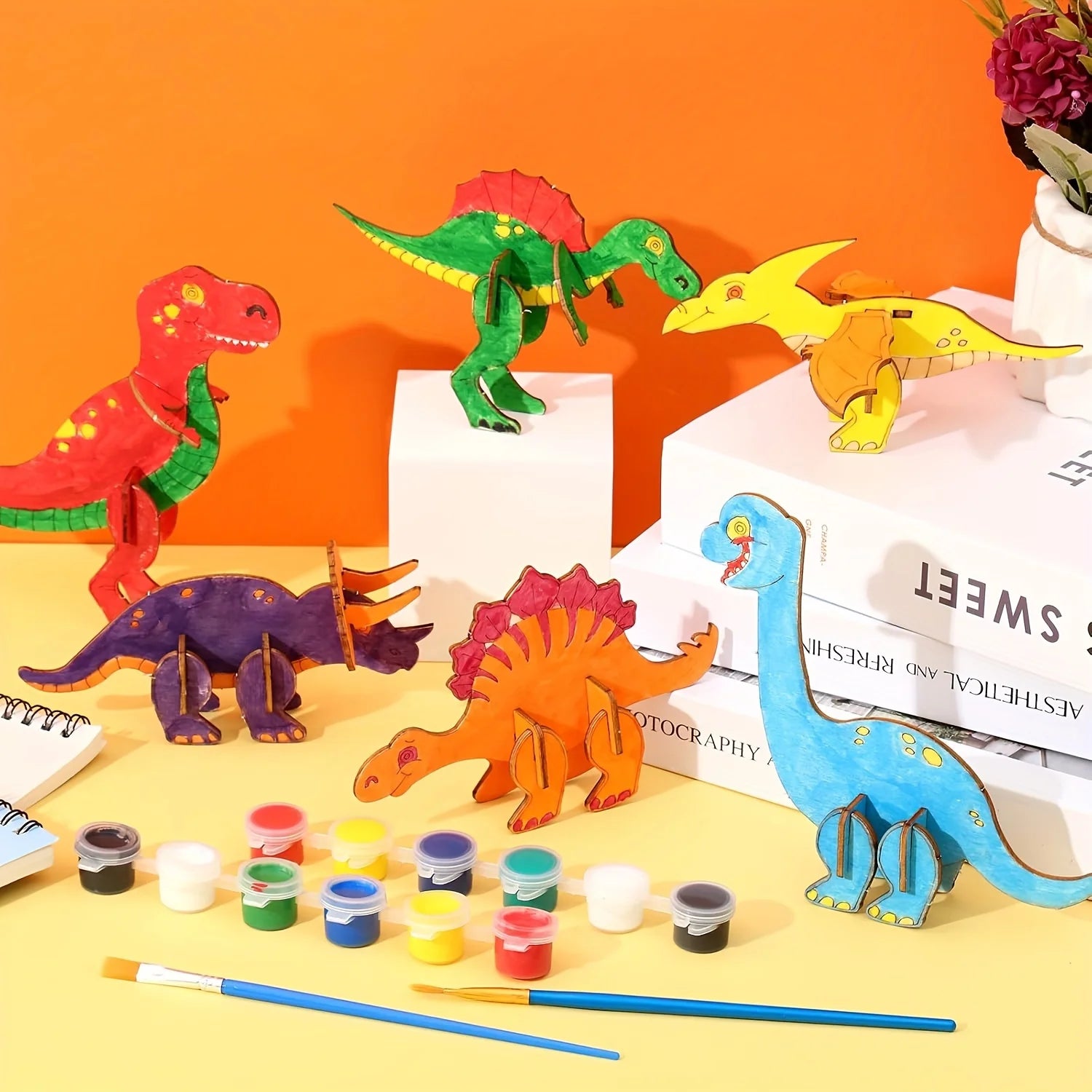 DIY Wooden Dinosaur Craft Kit for Kids Lifestyle